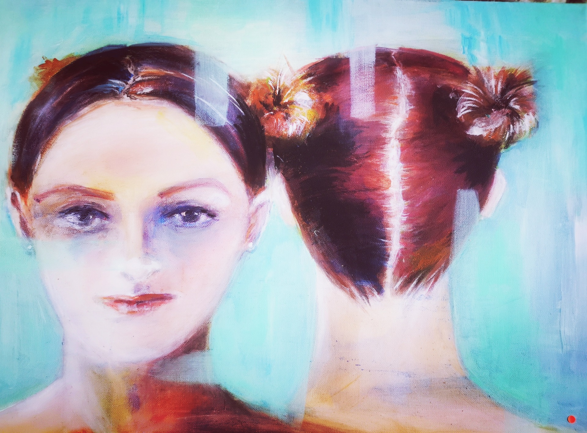 "Behind"ca 50x70cm